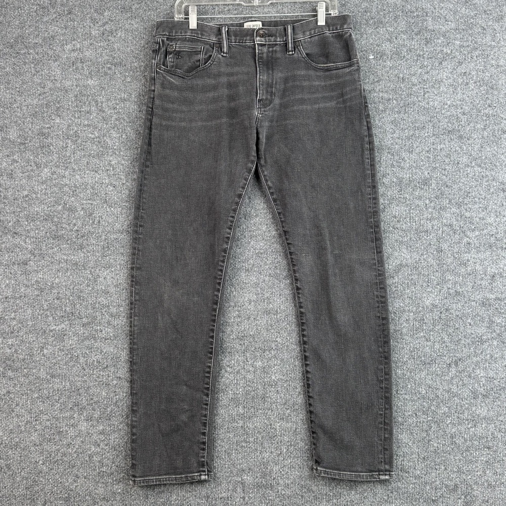 Todd Snyder Jeans Mens 32x30 Charcoal Black Slim Fit Stretch 5 Pocket Casual